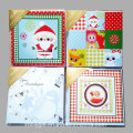 Handmade Decorated Greeting Card / Wholesale Christmas Greeting Card with Envelop